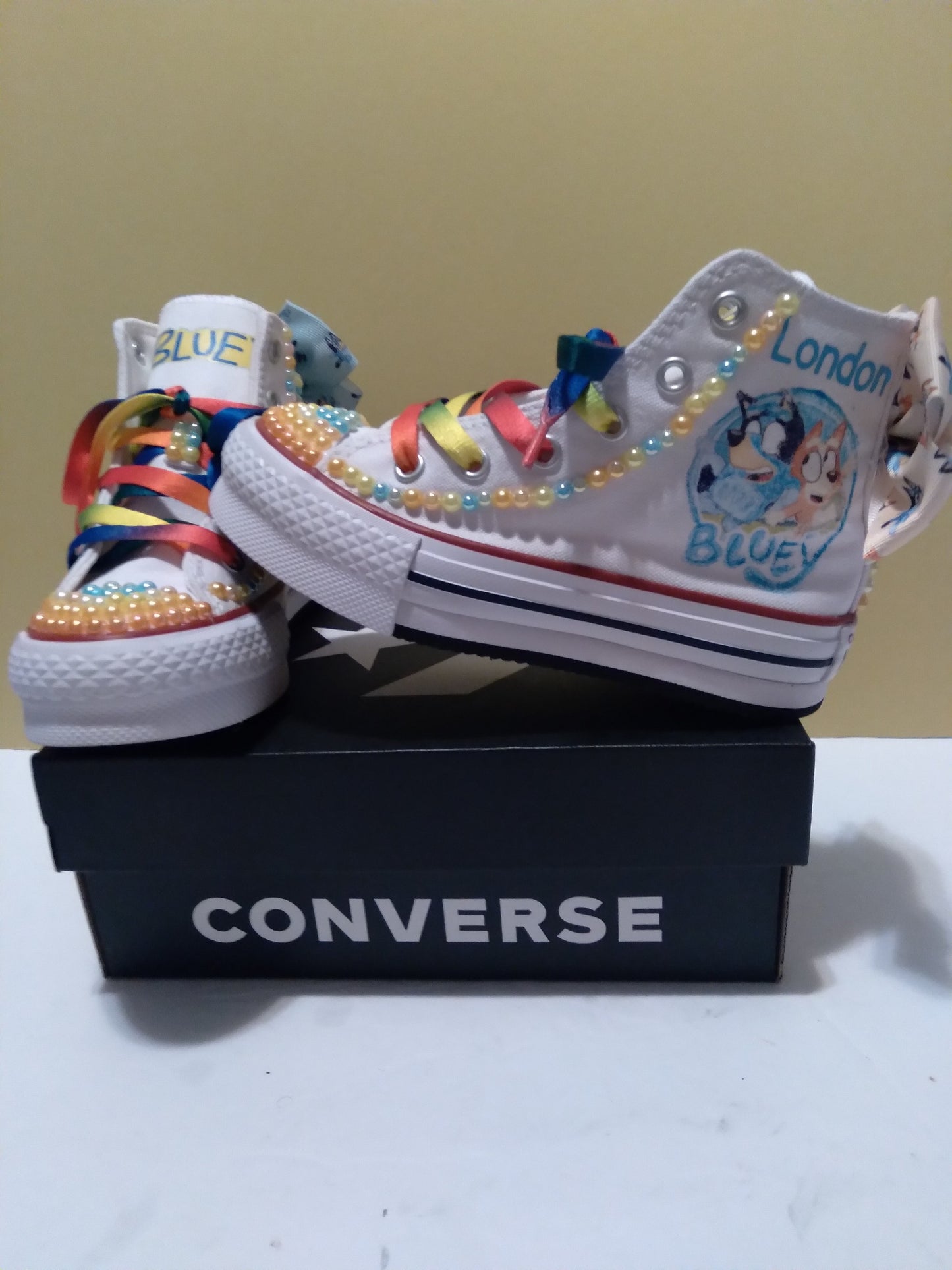 Customized Converse Chuck Taylor's (Bluey)